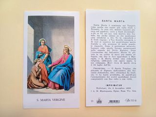 100 santini holy card SANTA MARIA VERGINE egim