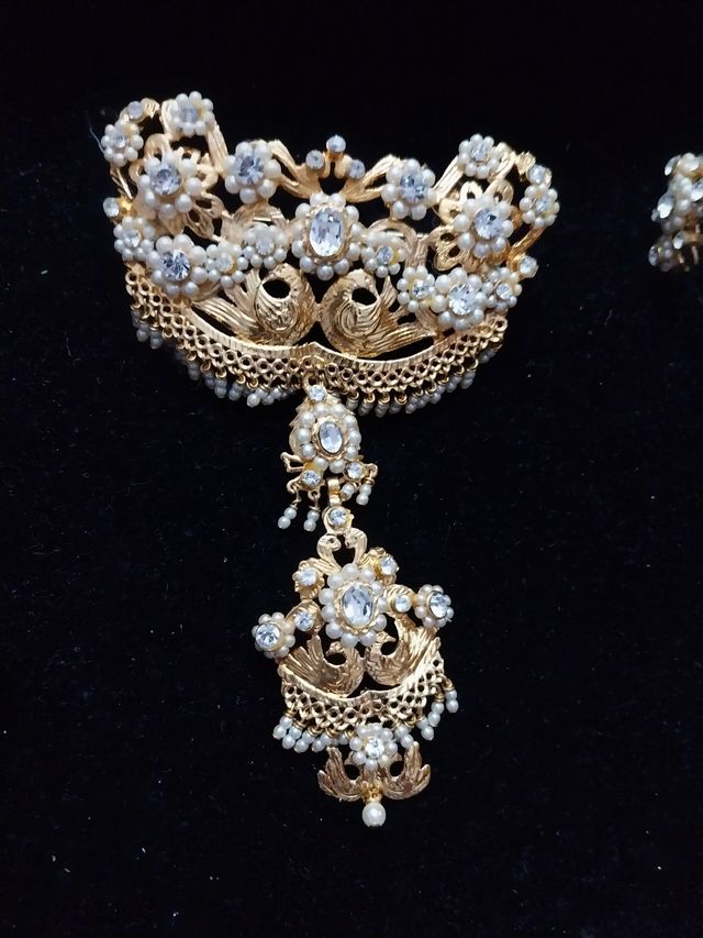 Aderezo fallera oro completo