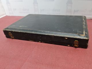 Caja estuche Antiguo para cucharas de Plata