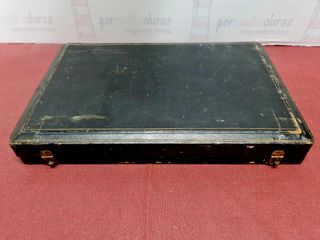 Caja estuche Antiguo para cucharas de Plata