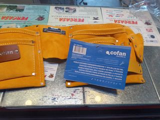 Bolso portaherramientas cuero