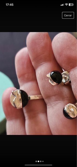 Conjunto pendientes plata tous 