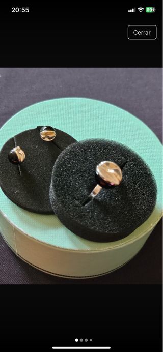 Conjunto pendientes plata tous 