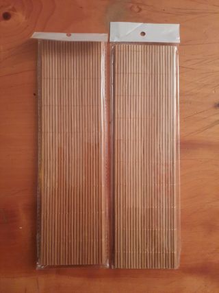 2 stuoie in bambù per sushi