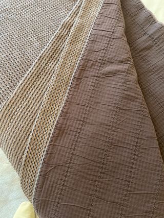 Colcha algodon cama 180x200  zara home