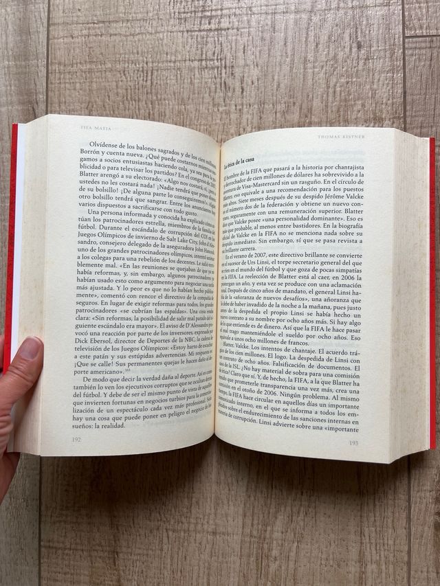 Libro: FIFA MAFIA - Thomas Kistner