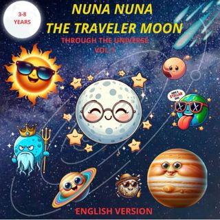 Cuento infantil Nuna Nuna La Luna viajera Inglés