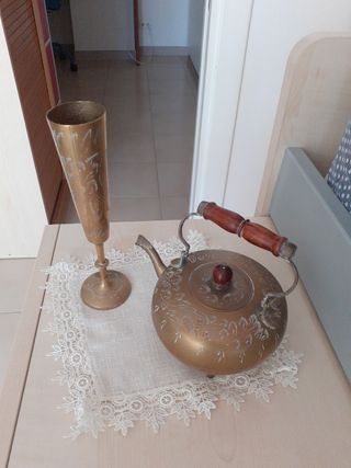 Teiera indiana più calice indiano