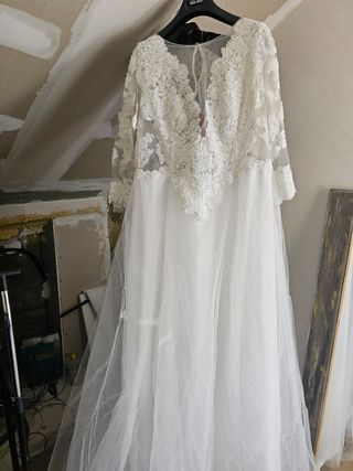 Vestido de novia talla grande