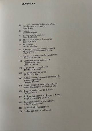 Vita civile degli italiani 1700 - 1850