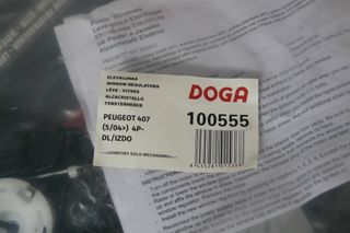DOGA 100555 Elevador de vidro para PEUGEOT 407