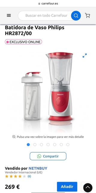 Batidora Philips Daily HR2872/00