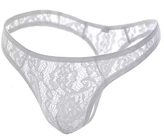 1208 - Tanga hombre encaje transparentes Clever-Me