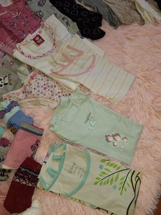 Lotto intimo bambina 6-7 anni 60 pezzi