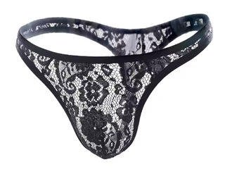 1209 - Tanga hombre encaje transparentes Clever-Me
