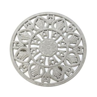 MESA GRABADOS PEQUEÑA GRIS ✅