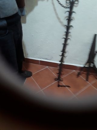 Enbellezador de  hierro forjado a mano para colgar