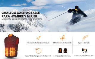 Chaleco Calefactable Cosyyosy + PowerBank (Unisex)