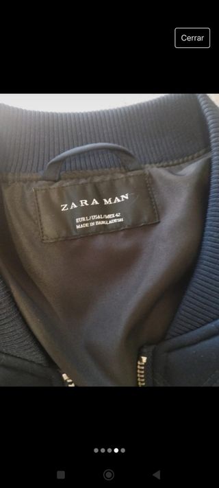 Cazadora de hombre bomber Zara