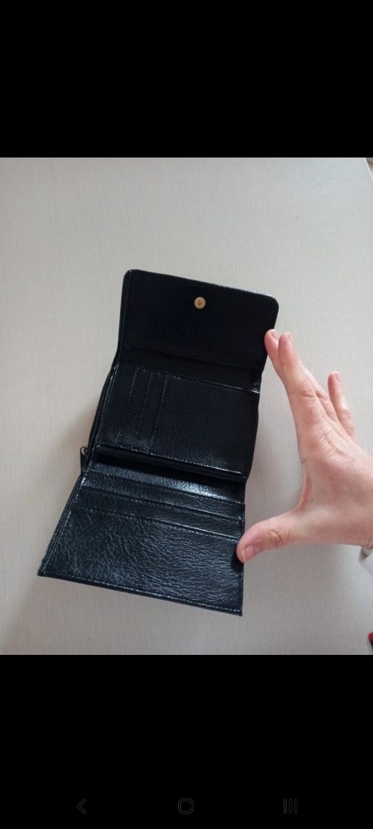 Portafoglio donna nero