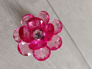 Soprammobile fiore rosa