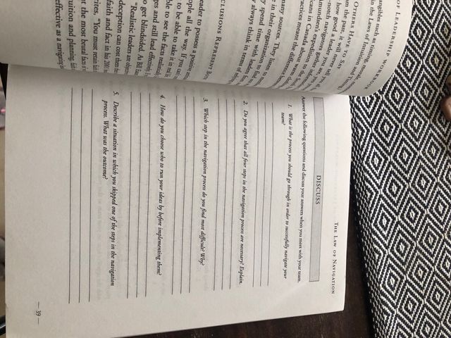 The 21 Irrefutable Laws of Leadership Workbook