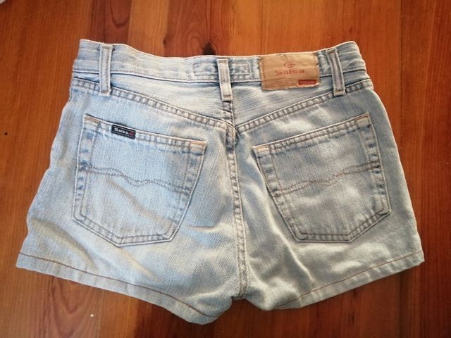 Calções ganga azul Salsa 32