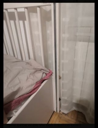 Regalo!!! Cuna nube de madera maciza para recoger!