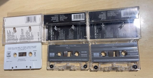 Aerosmith Cassetes de Musica