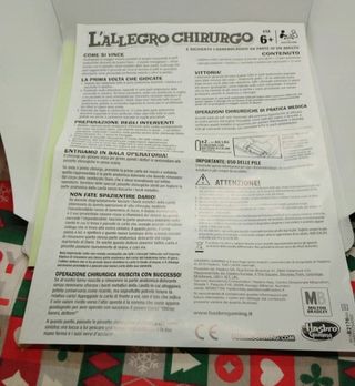 L'allegro chirurgo gioco in scatola