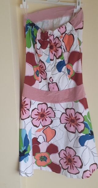 Vestido palabra de honor verano