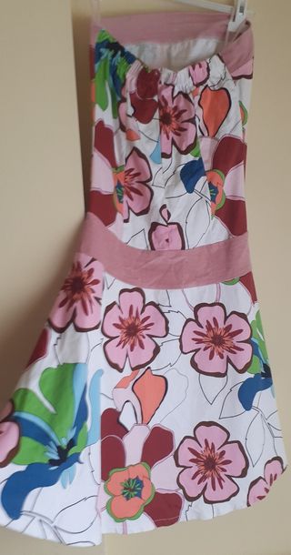 Vestido palabra de honor verano