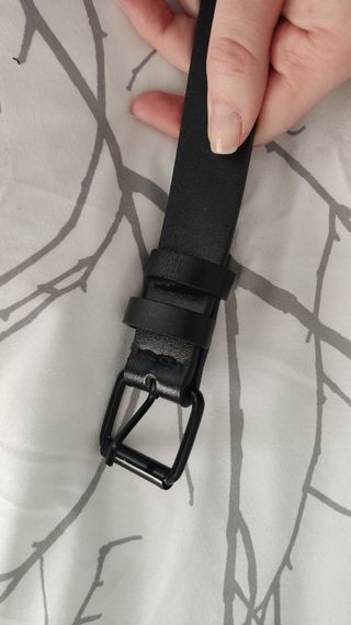 Cinturón estrecho polipiel