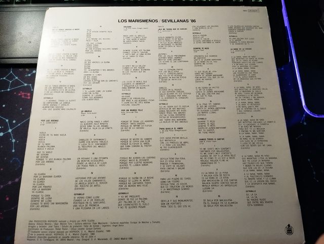 Vinilo Los Marismeños Sevillanas por las Arenas