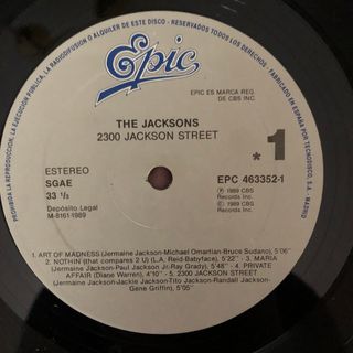 The Jacksons - Jackson Street 2300. Disco Vinilo