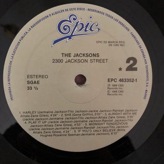 The Jacksons - Jackson Street 2300. Disco Vinilo