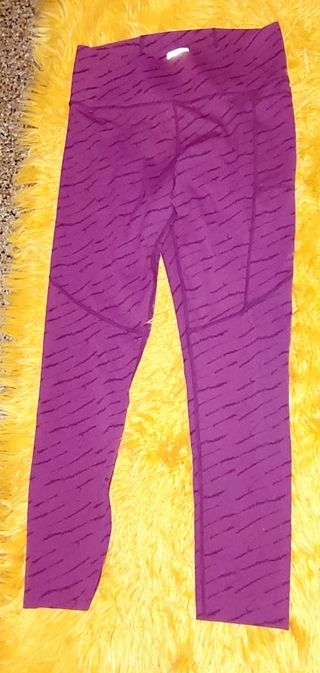 Leggings morado estampado M 40