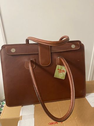 Bolso portafolios piel vacuno