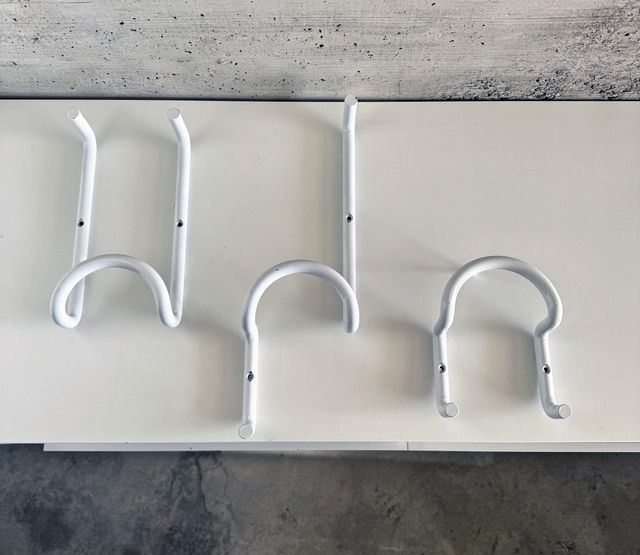 Appendiabiti da Parete in Ferro - 3 Elementi