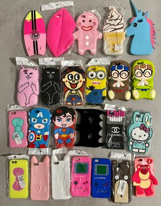 Fundas iPhone 6/6s Dibujos Silicona 3d