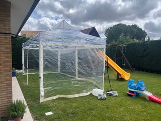 Se vende carpa plegables de 6x3 trannsparente