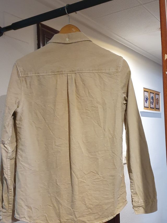 Camisa hombre pana Zara