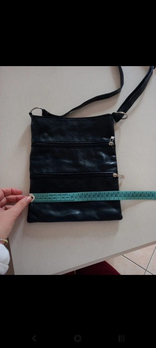 Borsa tracolla donna nera