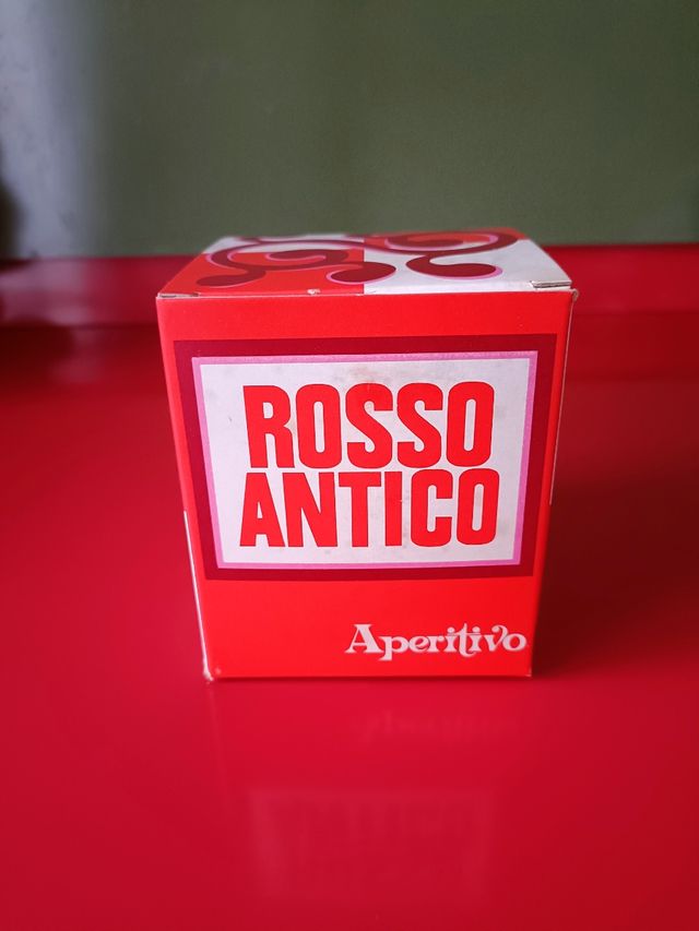 12 coppe aperitivo rosso antica vintage