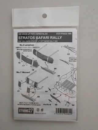 1/24 MAQUETA LANCIA STRATOS+FOTOGRABADOS