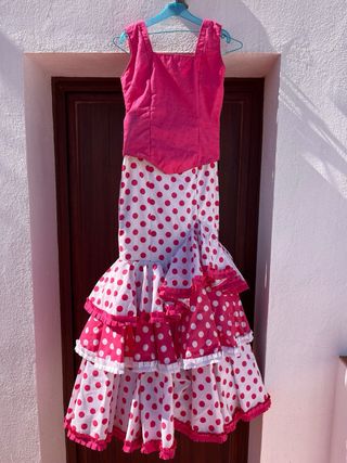 Traje gitana, talla 12