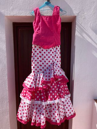 Traje gitana, talla 12