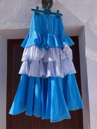 Traje gitana, talla 10