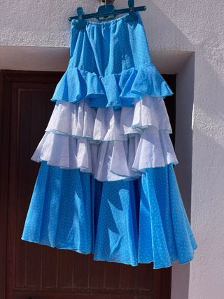 Traje gitana, talla 10