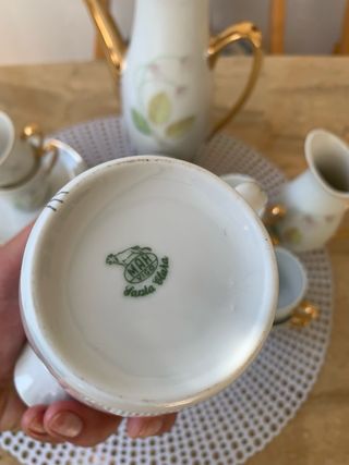Juego café de 6 vintage